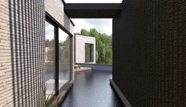 dT085 : Lasne/La Hulpe – 2022 – Construction – Villa - 3D façade